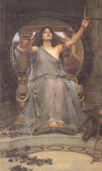 John William Waterhouse Circe offering the Cup to Ulysses (mk41) oil painting picture